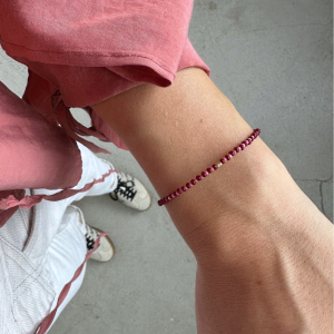 Bransoletka ze szklanych koralików KAY