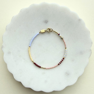 Bransoletka ze szklanych koralików VERA