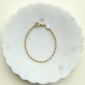 Bransoletka ze szklanych koralików SOFI