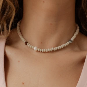 Naszyjnik z lawy wulkanicznej MAGALI